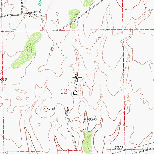 Topographic Map of Cienega Spring, AZ
