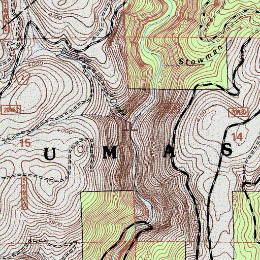 Topographic Map of Buckeye Creek, CA