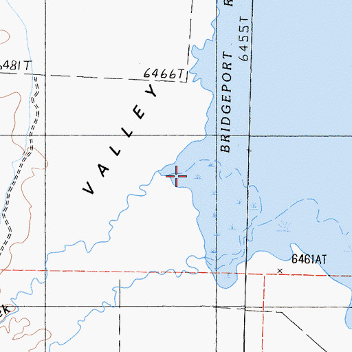 Topographic Map of Buckeye Creek, CA