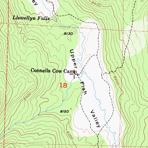 Topographic Map of Bull Canyon, CA