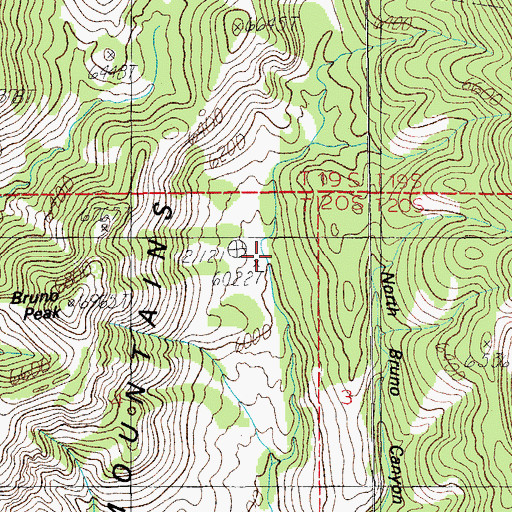 Topographic Map of Devils Canyon 237, AZ