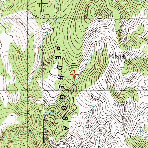 Topographic Map of Devil Tank, AZ