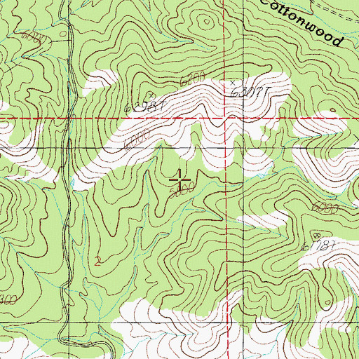 Topographic Map of Division Tank, AZ