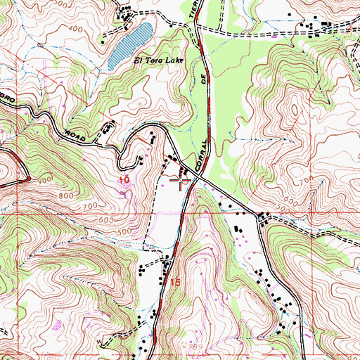 Topographic Map of Calera Canyon, CA
