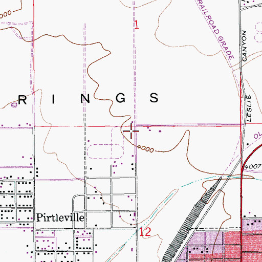 Topographic Map of Fairview Substation, AZ