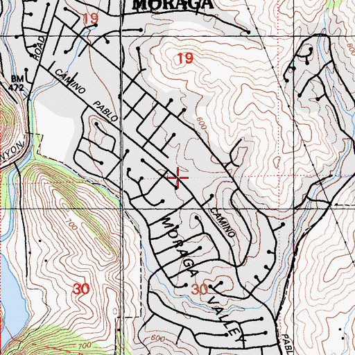 Topographic Map of Camino Pablo Elementary School, CA