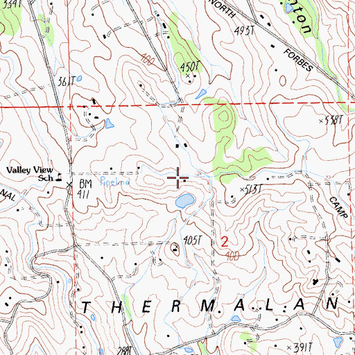 Topographic Map of Camp Far West Ditch, CA