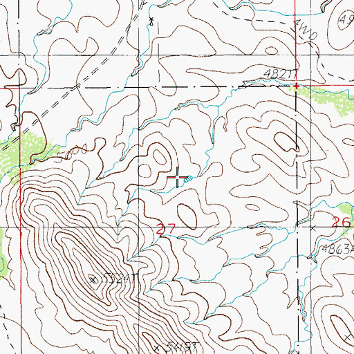 Topographic Map of Forest Tank, AZ