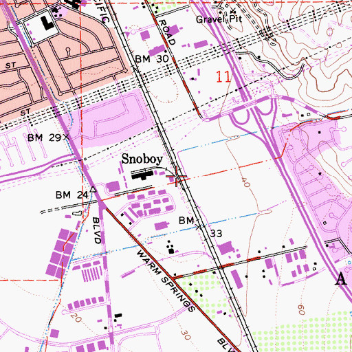 Topographic Map of Caada Del Aliso, CA