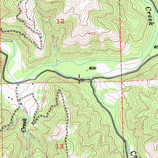 Topographic Map of Caada De Los Osos, CA