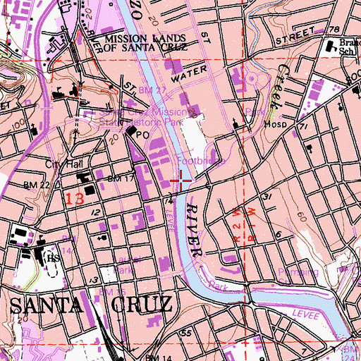 Topographic Map of Carbonera Creek, CA