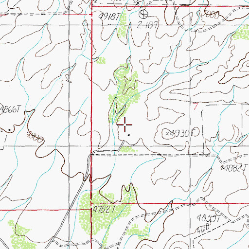 Topographic Map of Hood Hafassienda Ranch, AZ
