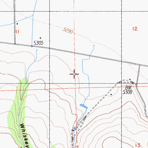 Topographic Map of Chase Canyon, CA