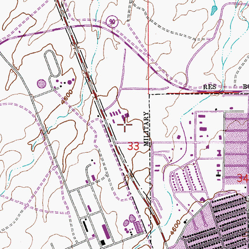 Topographic Map of Kartchner Substation, AZ