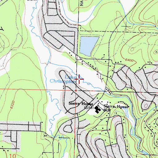 Topographic Map of Lake Christopher, CA