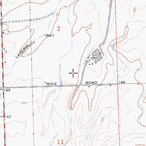 Topographic Map of Claribel Lateral, CA