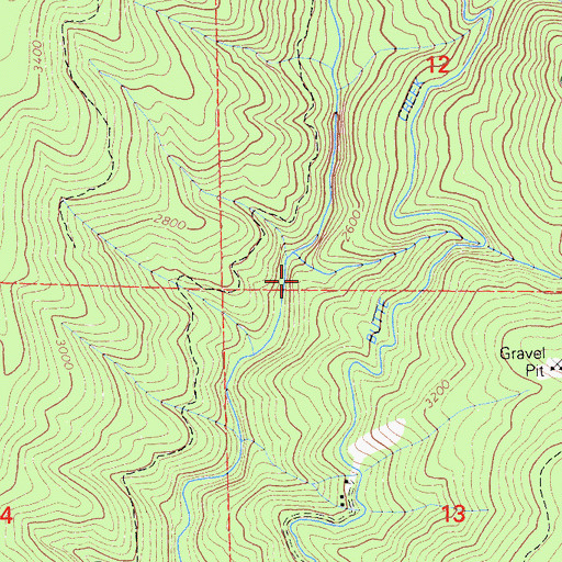 Topographic Map of Clear Creek, CA