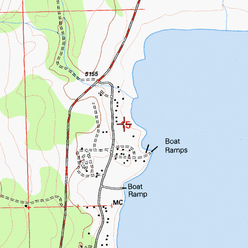 Topographic Map of Cleghorn Creek, CA