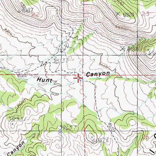 Topographic Map of Limestone Tank, AZ