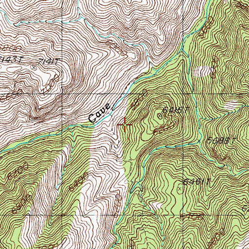 Topographic Map of Maple Camp, AZ