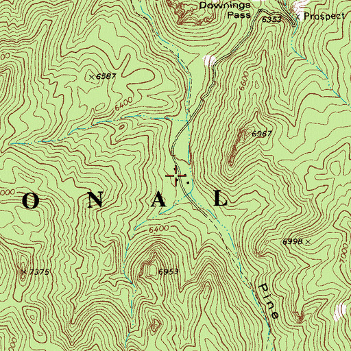Topographic Map of Methodist Camp, AZ