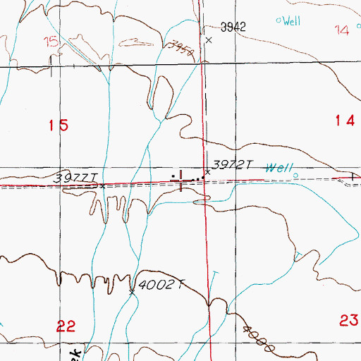Topographic Map of Nolan Ranch, AZ