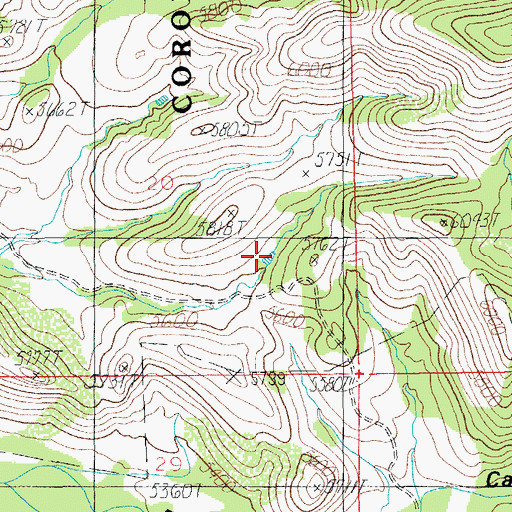 Topographic Map of O'Keefe Tank, AZ