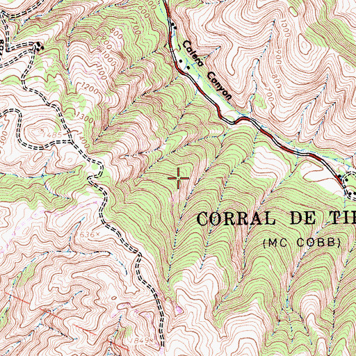 Topographic Map of Rancho Corral de Tierra, CA