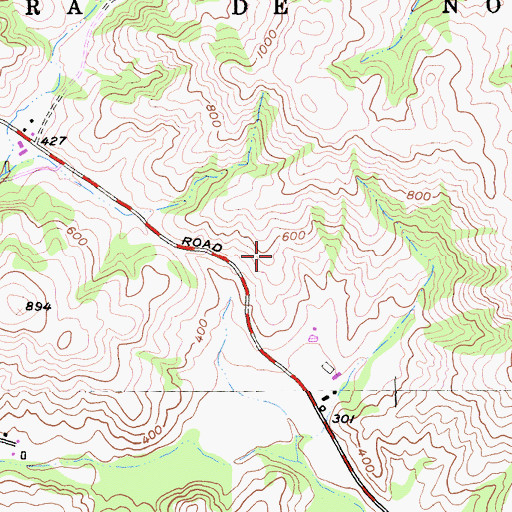 Topographic Map of Corte Madera De Novato, CA