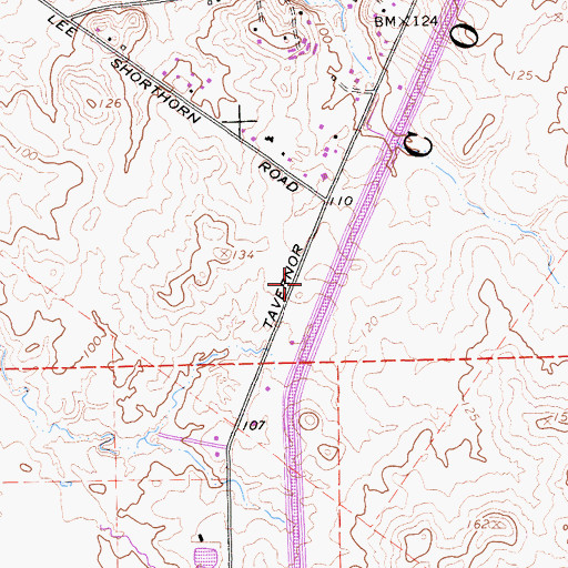 Topographic Map of Cosumnes, CA