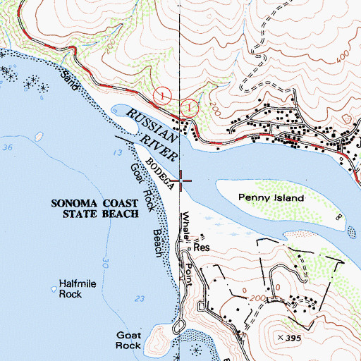 Topographic Map of Crab Island (historical), CA