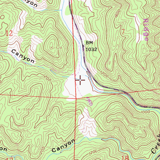 Topographic Map of Craig Canyon, CA