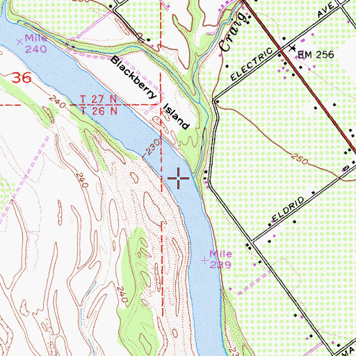 Topographic Map of Craig Creek, CA