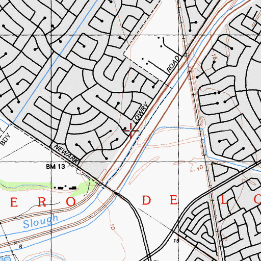 Topographic Map of Crandall Creek, CA
