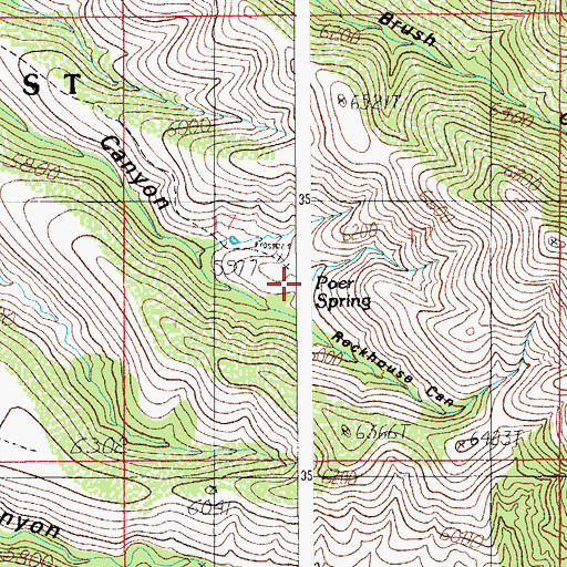 Topographic Map of Reiley Tank, AZ