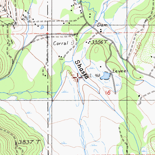 Topographic Map of Dale Creek, CA