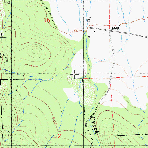 Topographic Map of Dark Canyon, CA