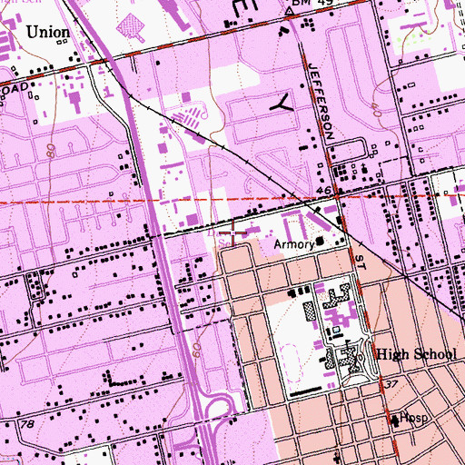 Topographic Map of Davis School, CA