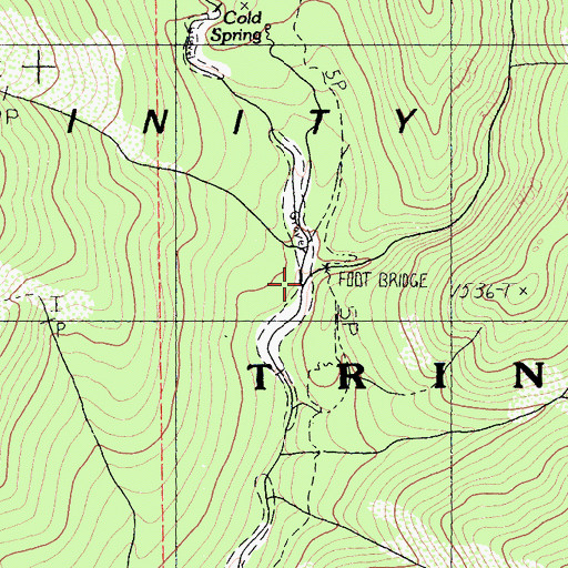 Topographic Map of Deer Creek, CA
