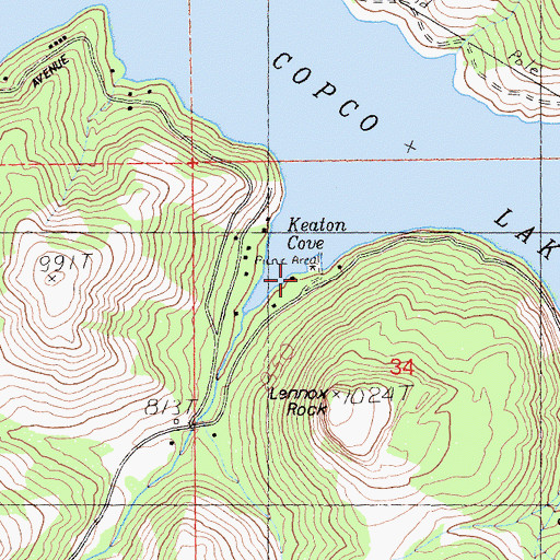 Topographic Map of Deer Creek, CA