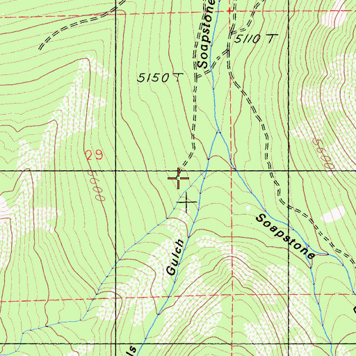 Topographic Map of Devils Gulch, CA