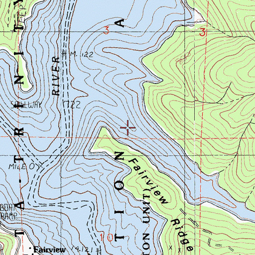 Topographic Map of Digger Gulch, CA