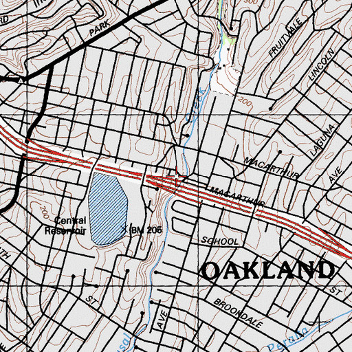 Topographic Map of Dimond Canyon, CA