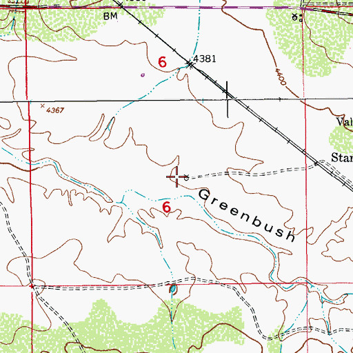 Topographic Map of Stark Well, AZ