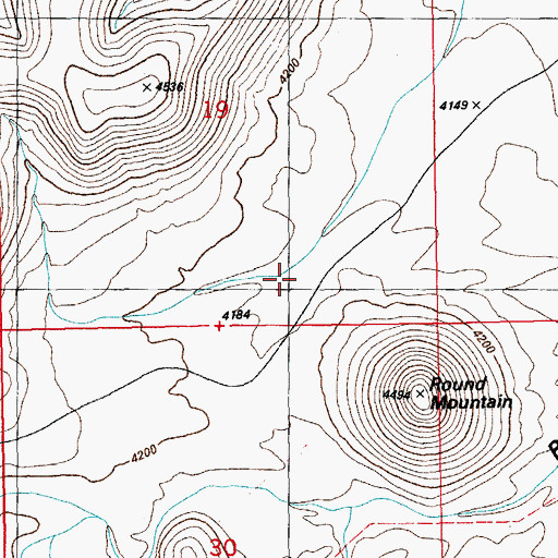 Topographic Map of Starvation Tank, AZ