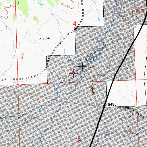 Topographic Map of Dixie Valley, CA