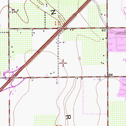Topographic Map of Dixon Ridge, CA