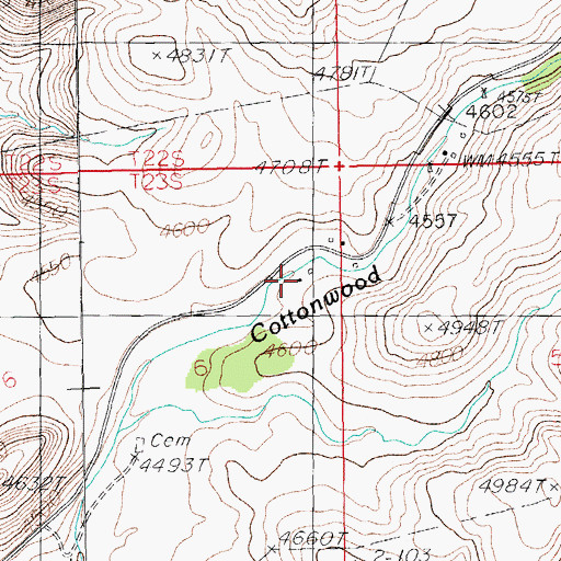 Topographic Map of Taylor Ranch, AZ