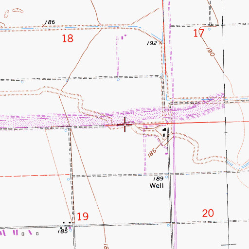 Topographic Map of Dry Creek, CA