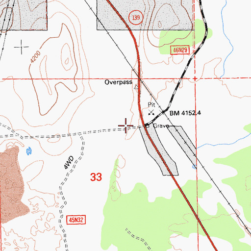 Topographic Map of Dry Lake Guard Station, CA